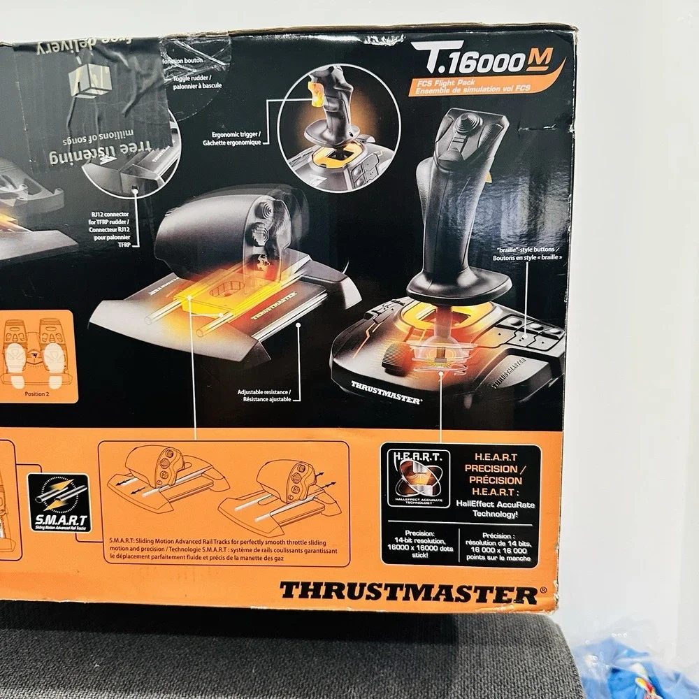 New damaged box Thrustmaster T.16000M FCS Flight Pack 2960782